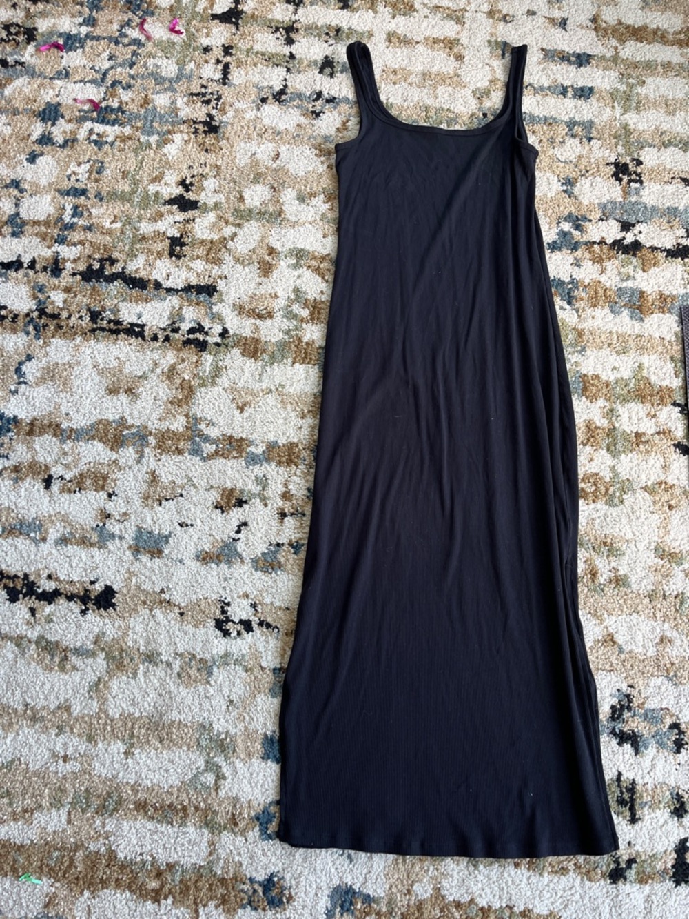 PINK Victoria's Secret Black Tank Maxi Dress